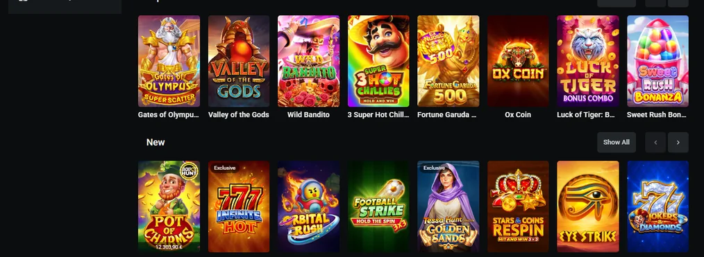 Spela topspel hos Leon Casino